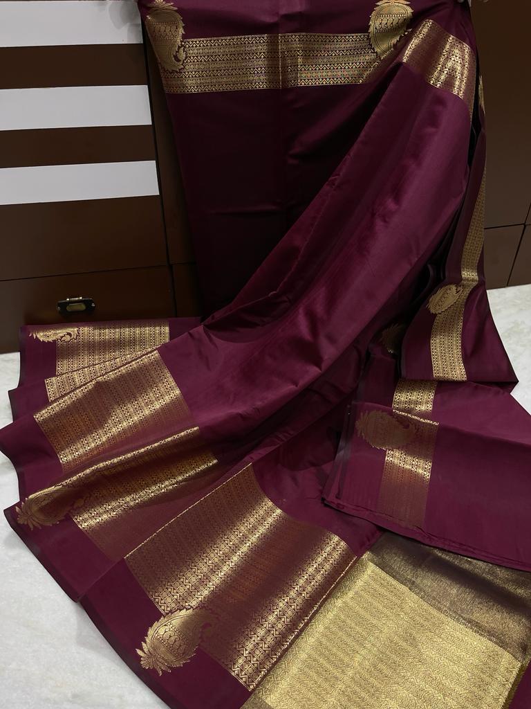 Banarasi cotton soft silk saree