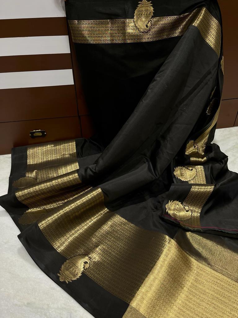 Banarasi cotton soft silk saree