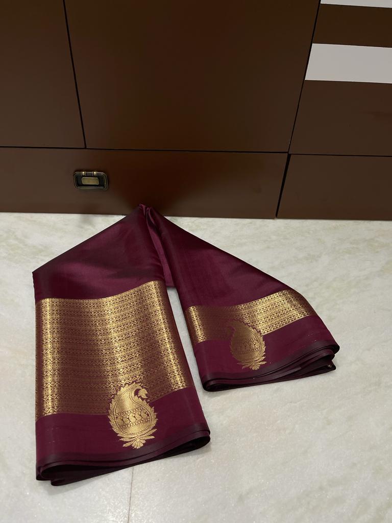 Banarasi cotton soft silk saree