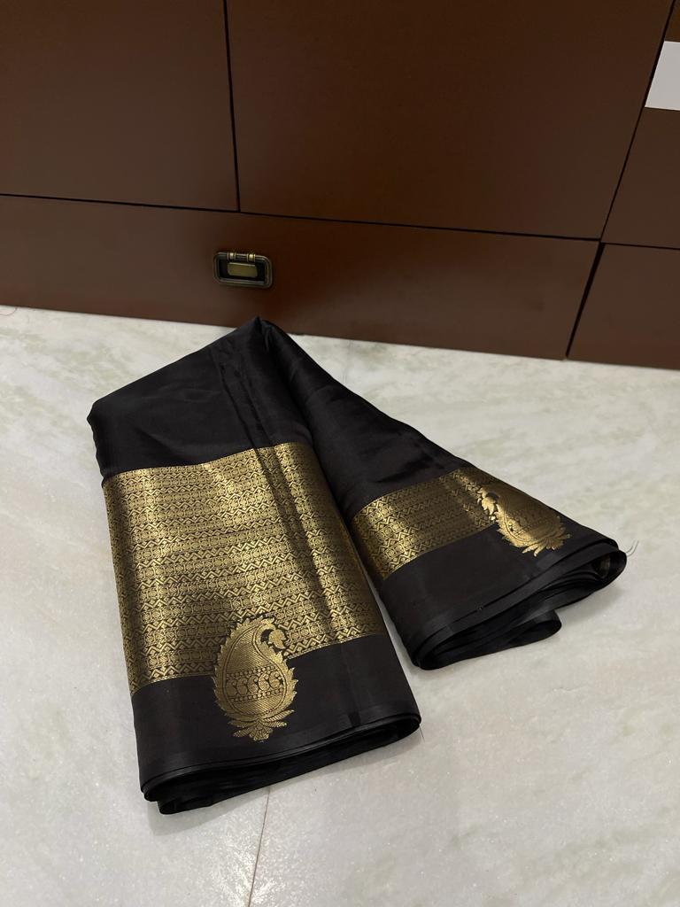 Banarasi cotton soft silk saree