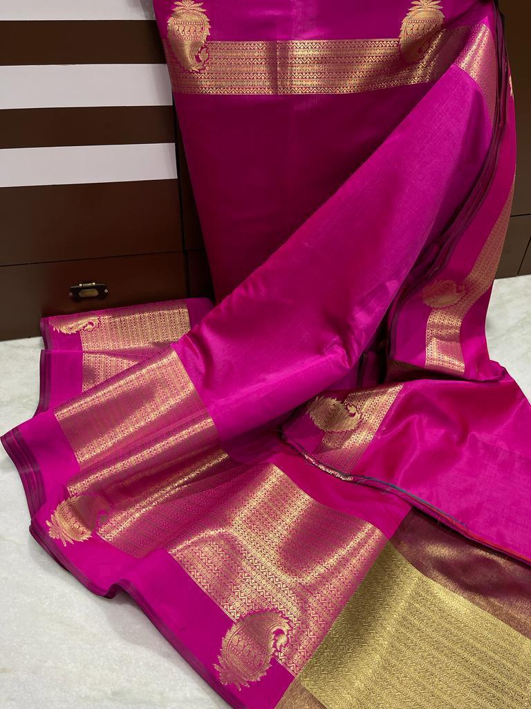 Banarasi cotton soft silk saree