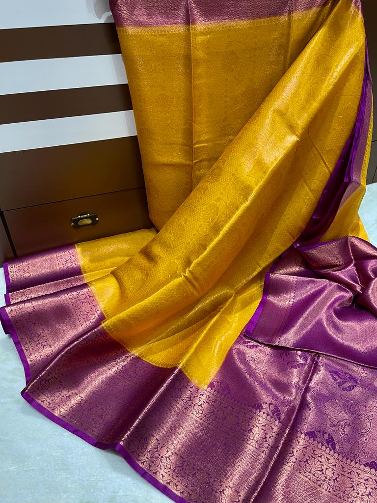 Banarasi dyable georgette saree - Vannamayil Fashions