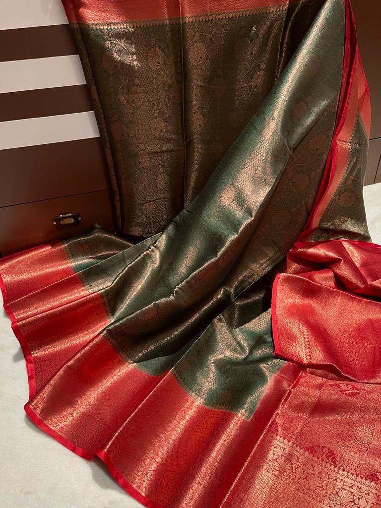Banarasi dyable georgette saree - Vannamayil Fashions