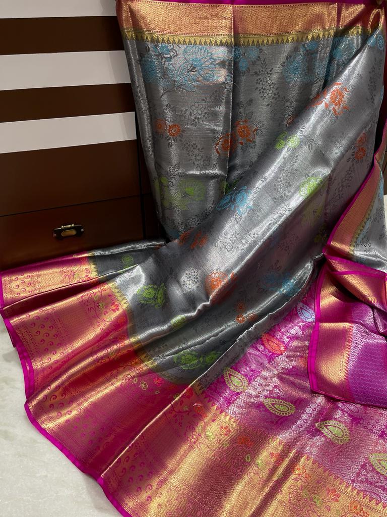 Banarasi semi georgette saree - Vannamayil Fashions