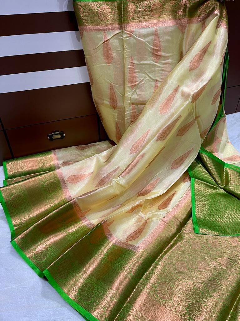 Banarasi warm soft silk saree - Vannamayil Fashions