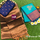 Kanchi semi silk type half sarees sets - unstitched