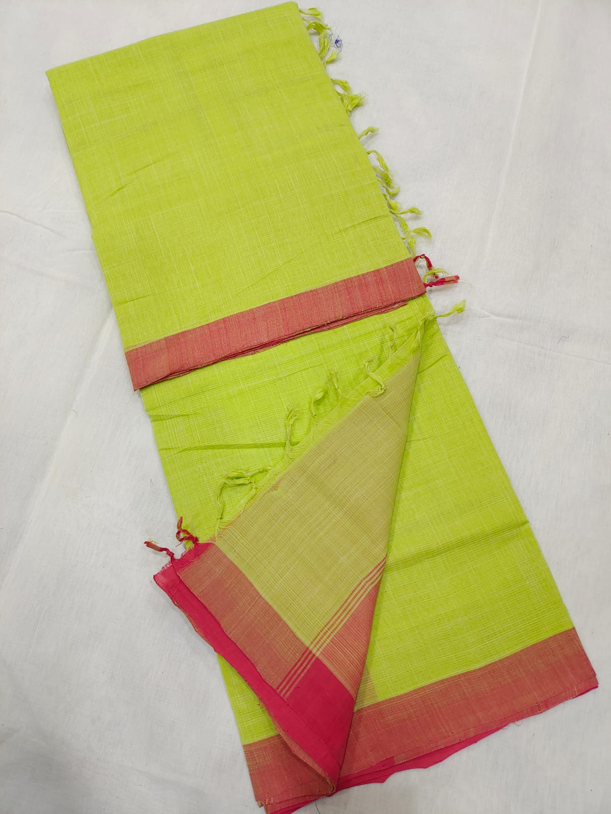 Mangalagiri cotton beautiful self ikkat saree