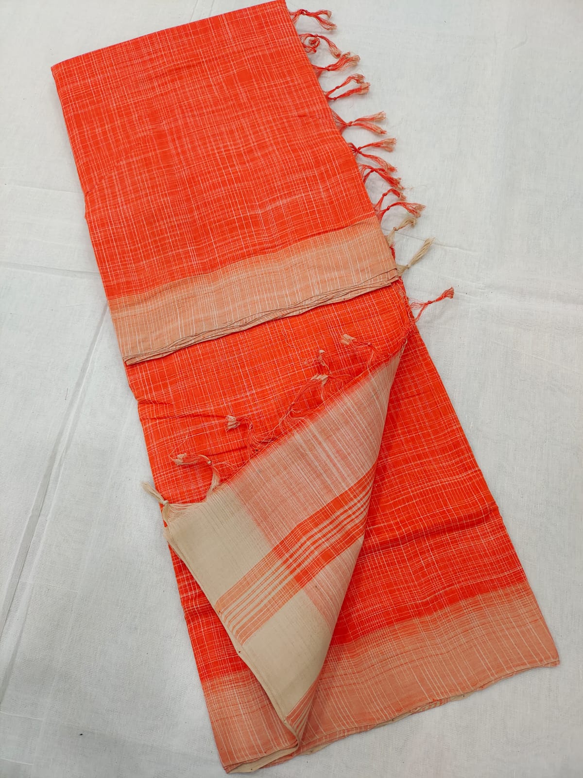 Mangalagiri cotton ikkat saree