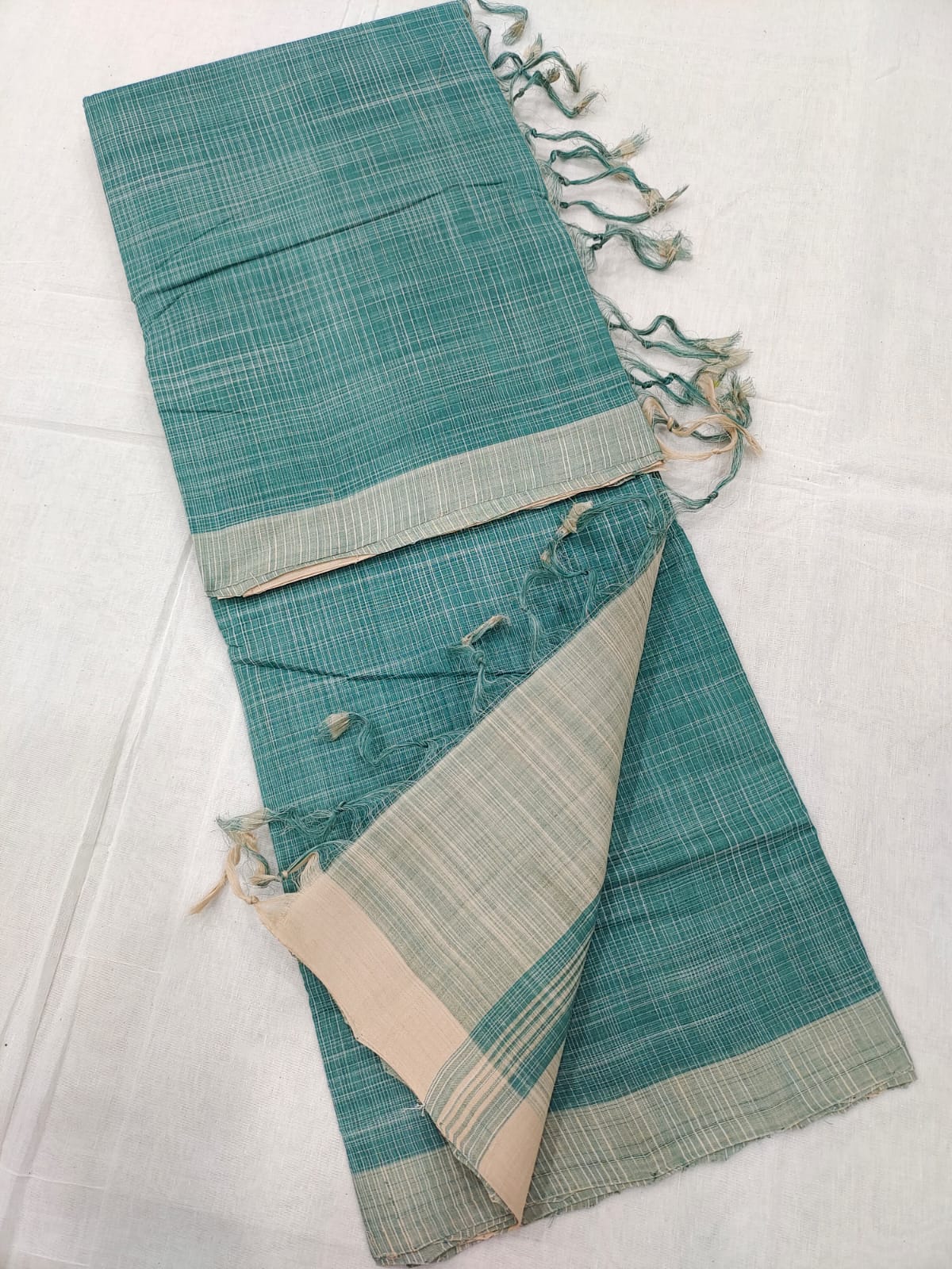 Mangalagiri cotton ikkat saree