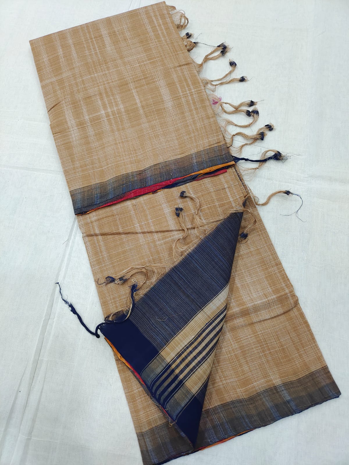 Mangalagiri cotton ikkat saree