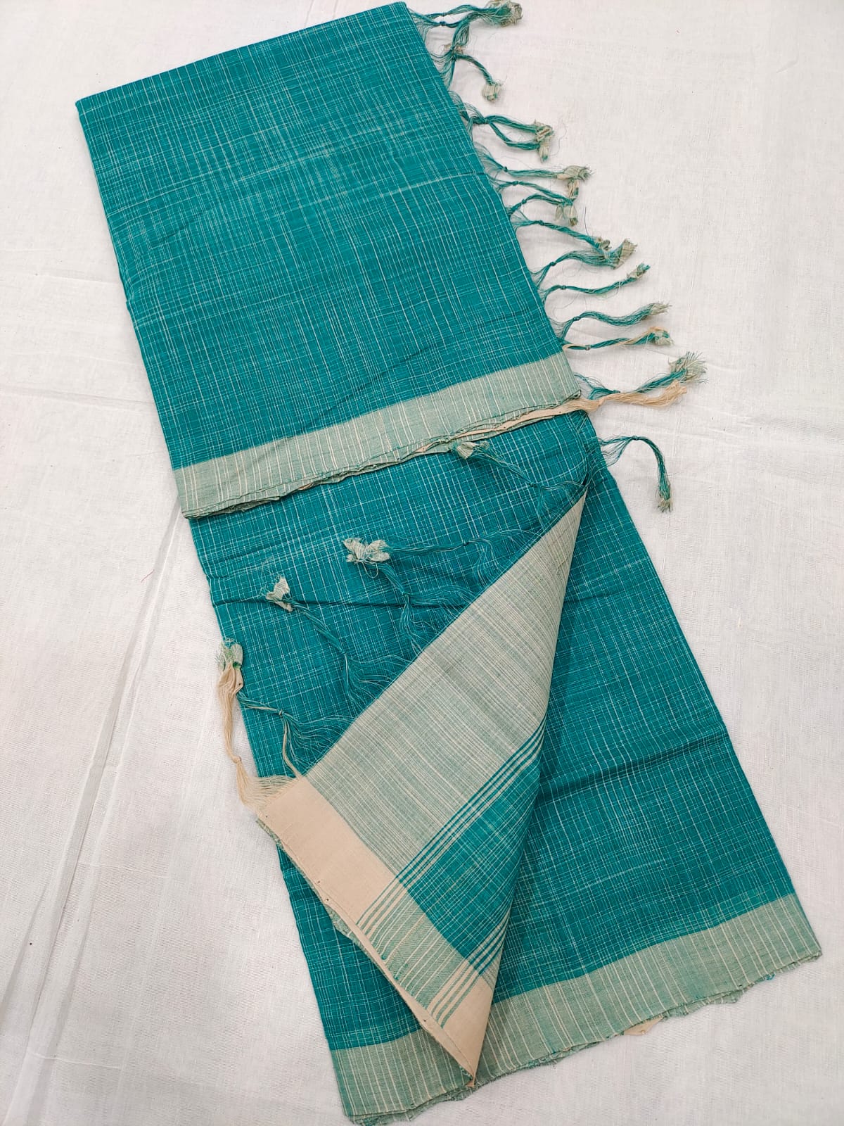 Mangalagiri cotton ikkat saree
