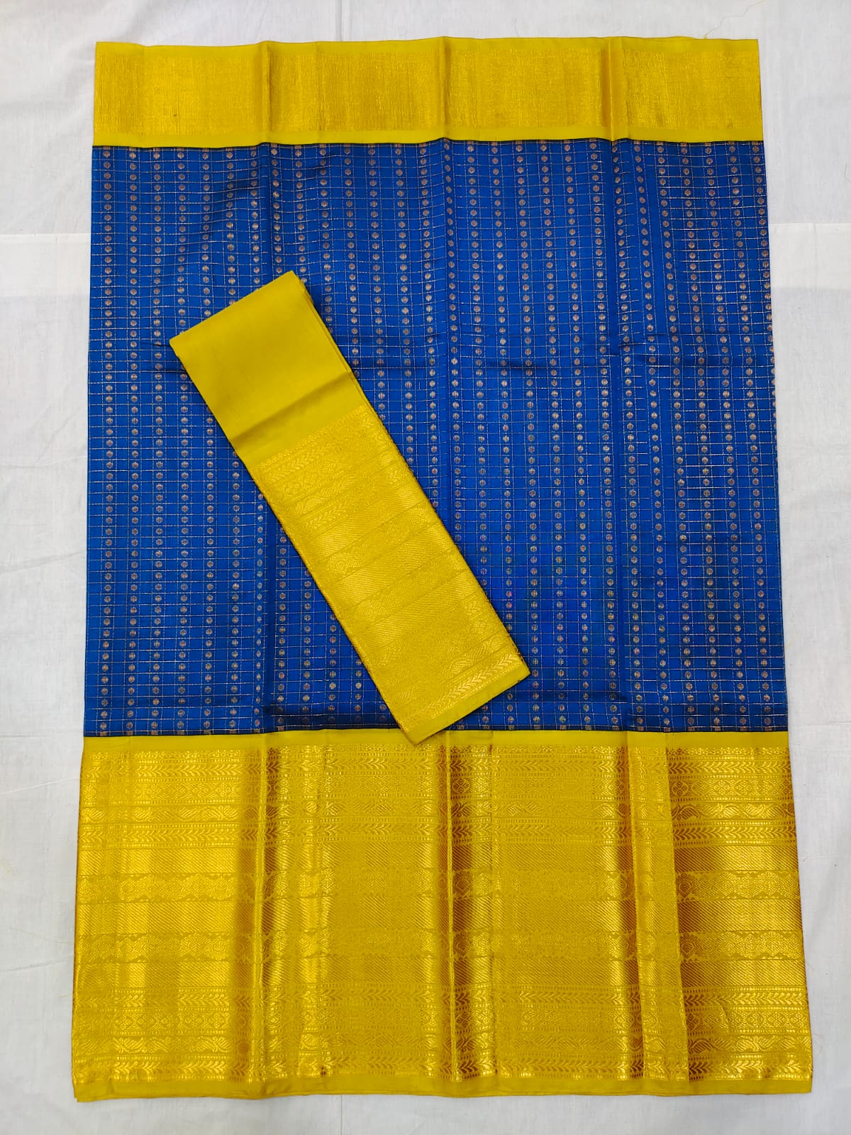 Mangalagiri kuppadam pattu kanchi border lehenga jacket set