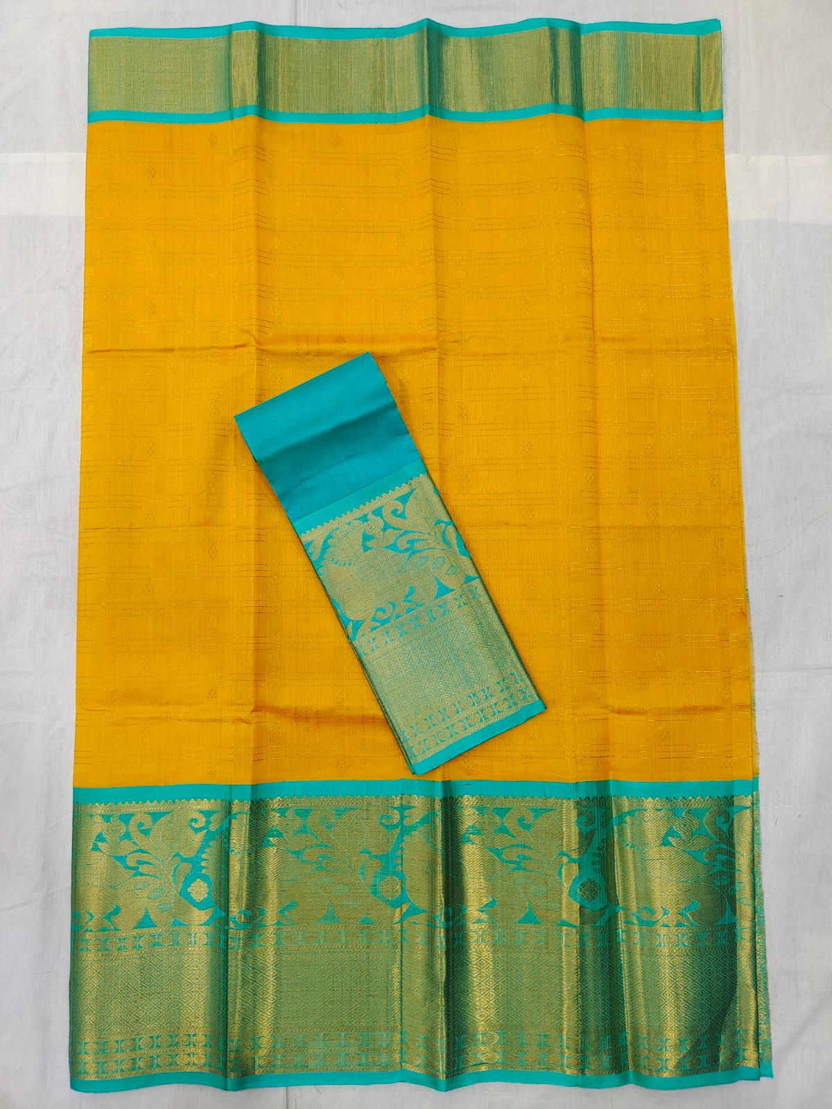 Mangalagiri kuppadam pattu kanchi border lehenga jacket set