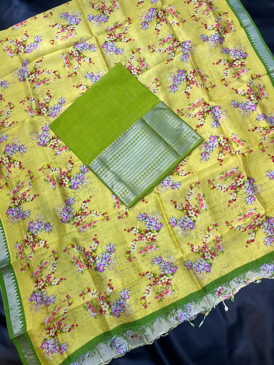 Mangalagiri pattu by cotton pure handloom dress material