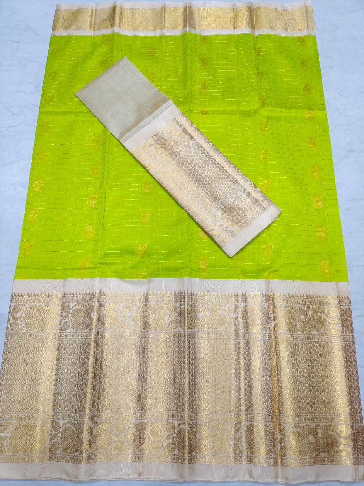 Mangalagiri kuppadam pattu lehenga jacket set