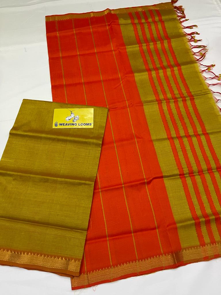 Pure handloom mangalagiri pattu dress material