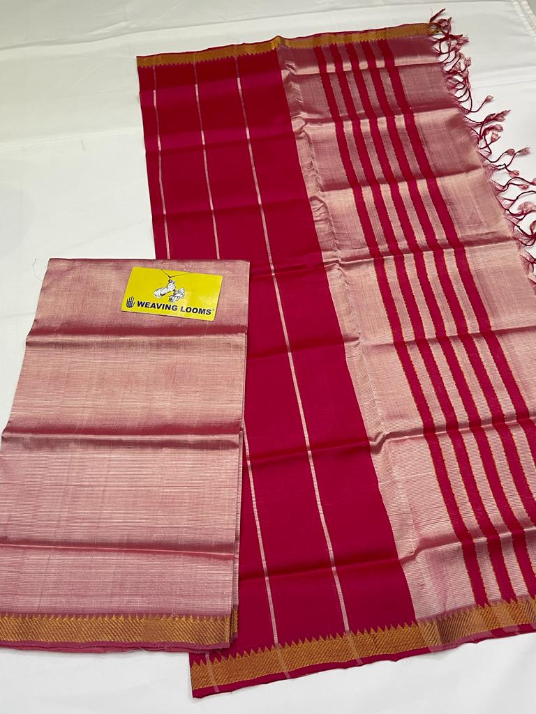 Pure handloom mangalagiri pattu dress material