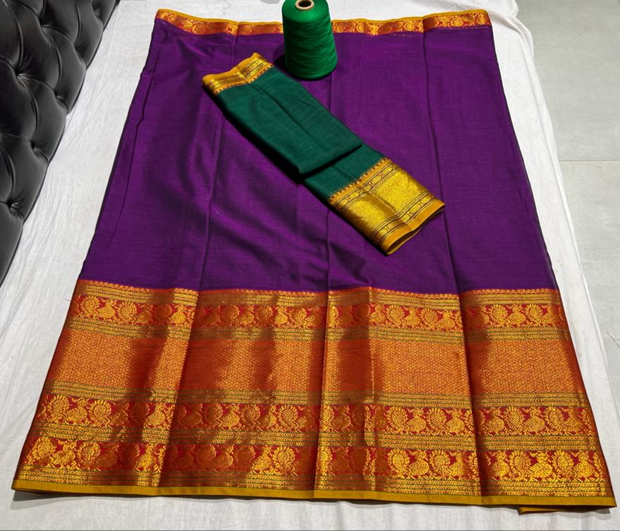 Pure handloom narayanpet cotton lehenga