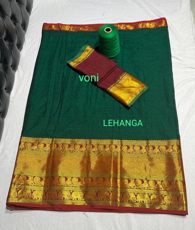 Pure handloom narayanpet cotton lehenga