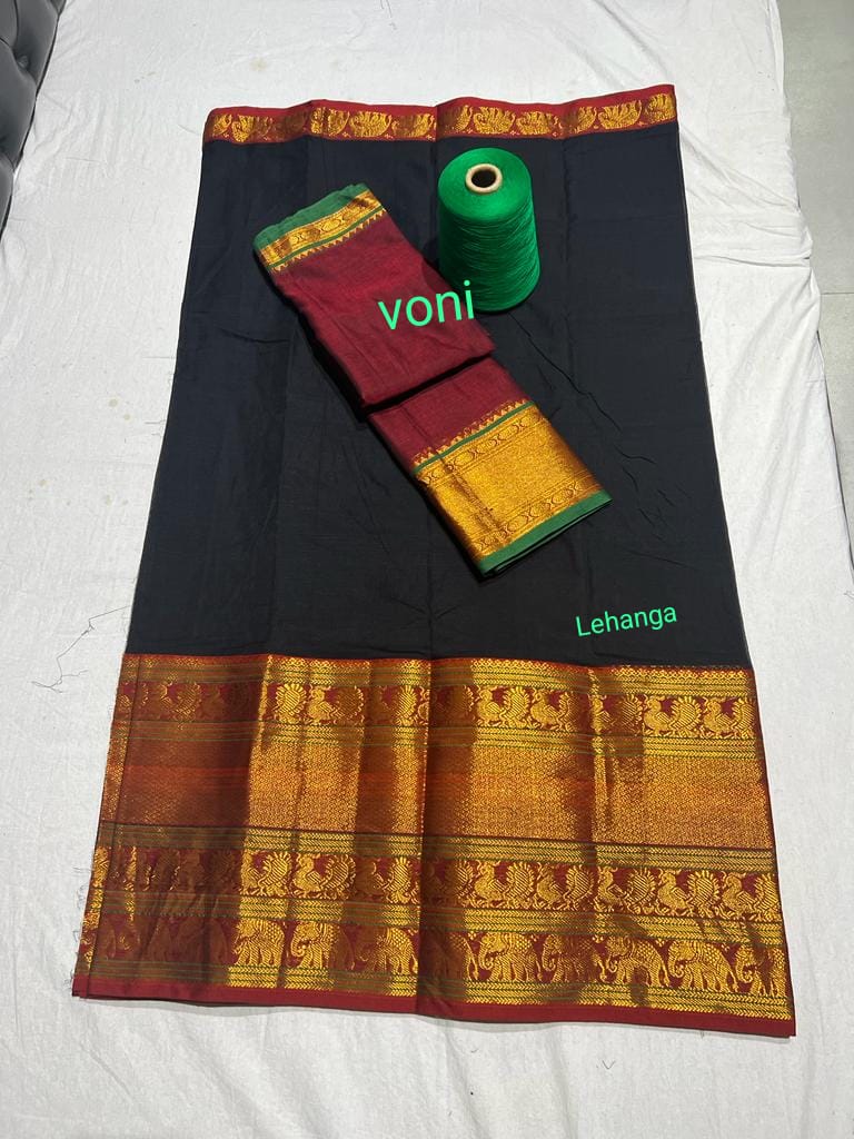 Pure handloom narayanpet cotton lehenga