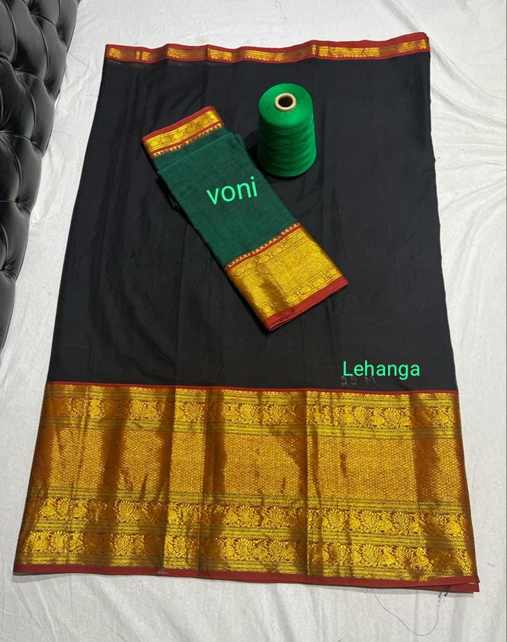 Pure handloom narayanpet cotton lehenga