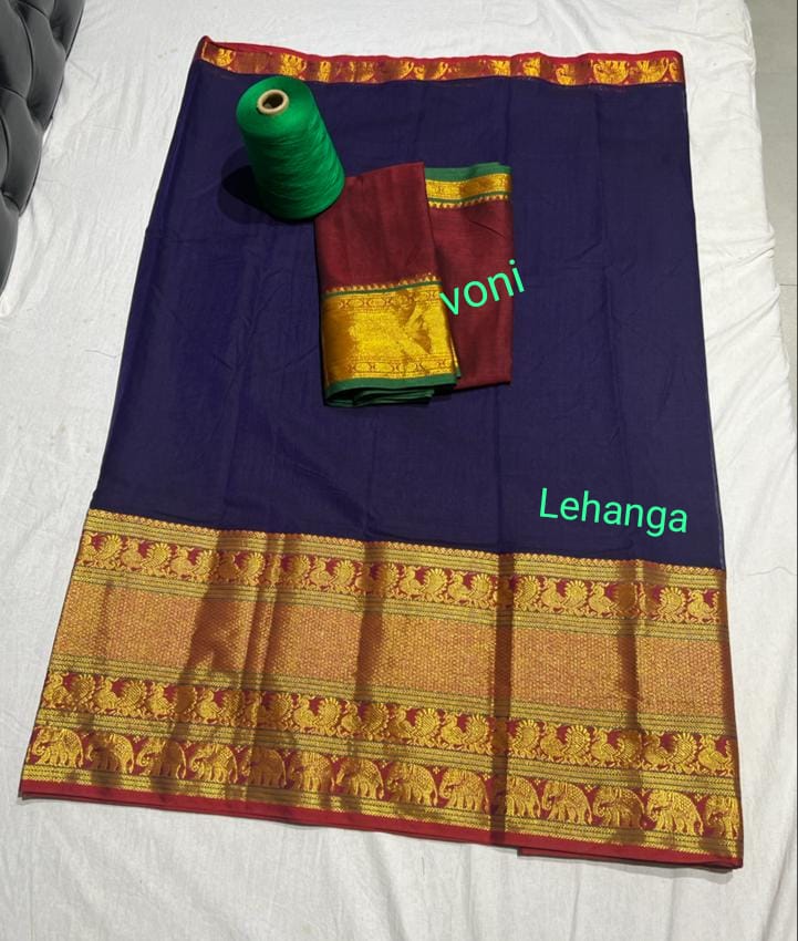 Pure handloom narayanpet cotton lehenga