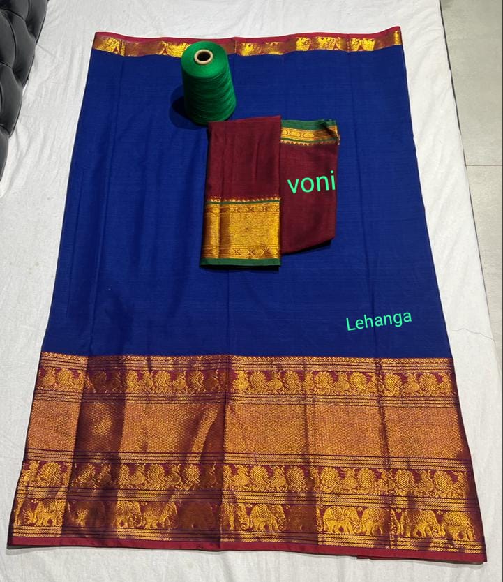 Pure handloom narayanpet cotton lehenga