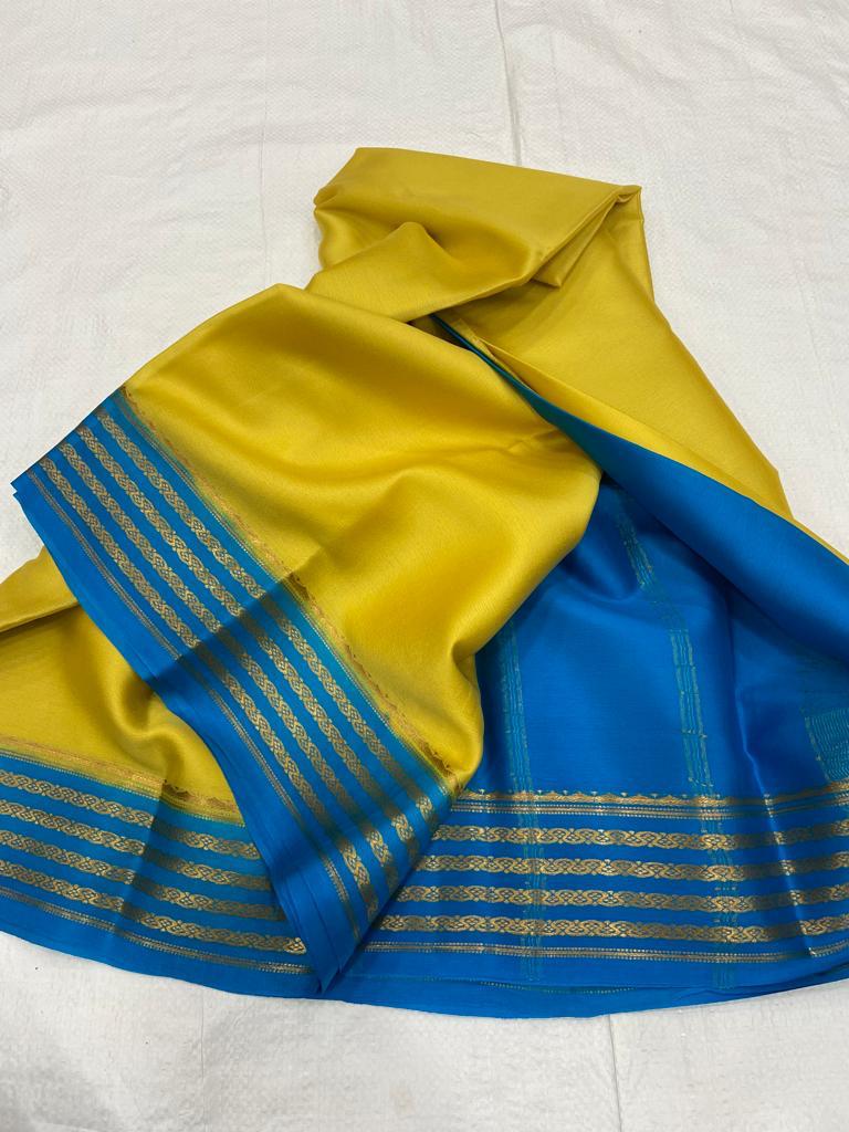 Pure mysore crepe silk 60 count saree