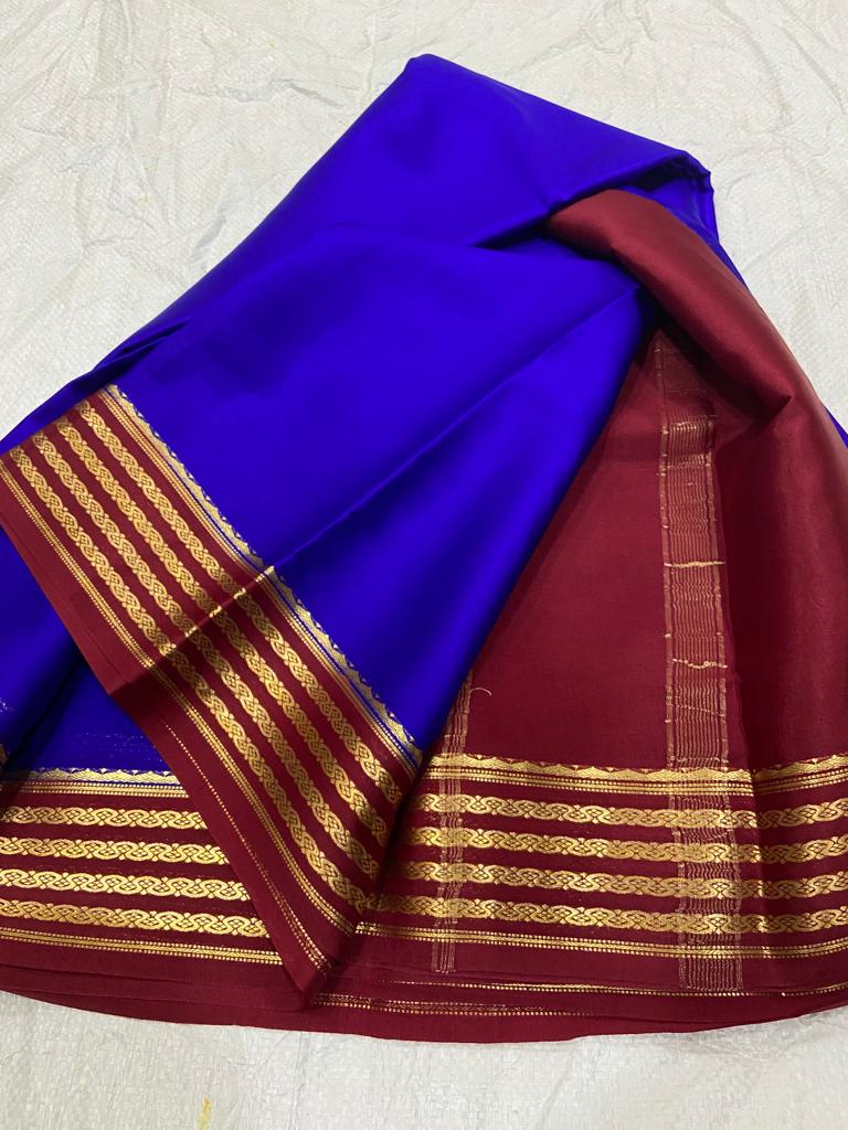 Pure mysore crepe silk 60 count saree