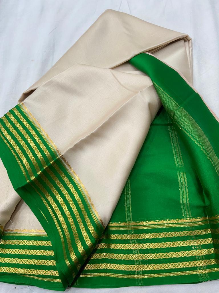 Pure mysore crepe silk 60 count saree