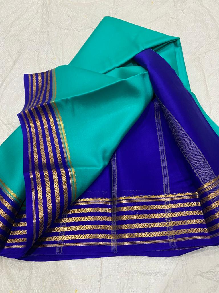 Pure mysore crepe silk 60 count saree