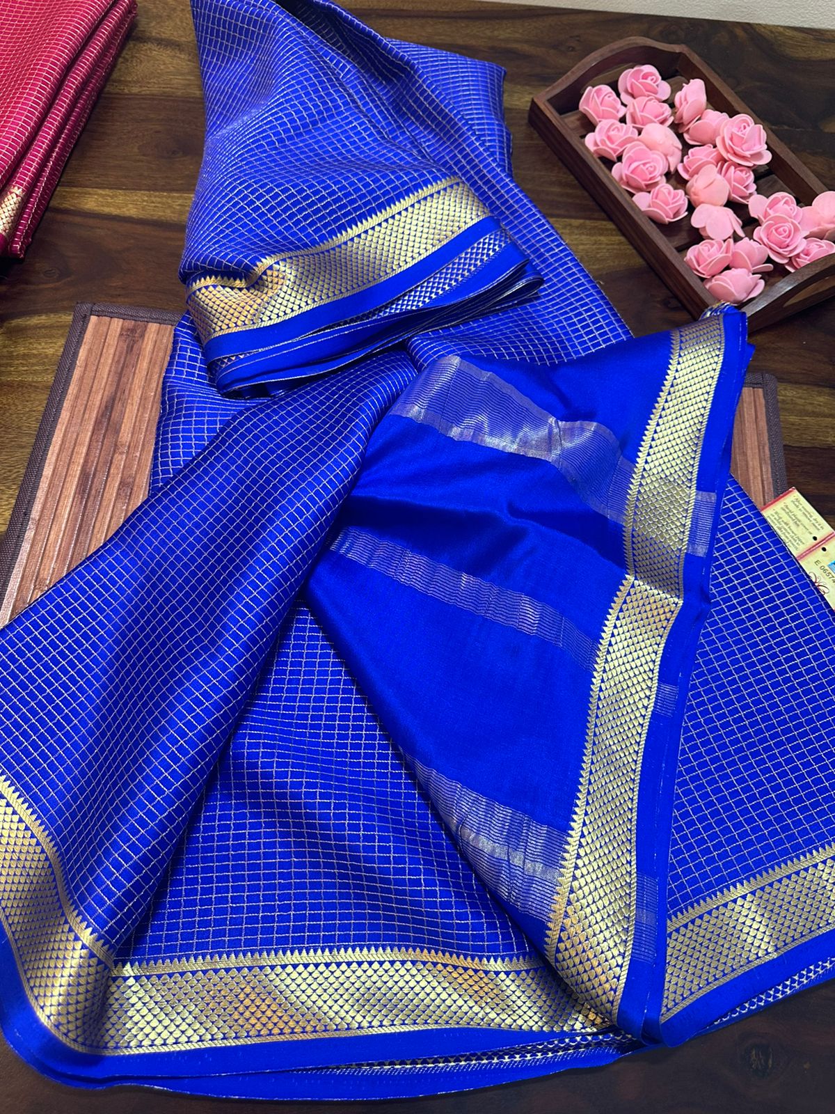 Pure mysore silk 120 grm thickness saree