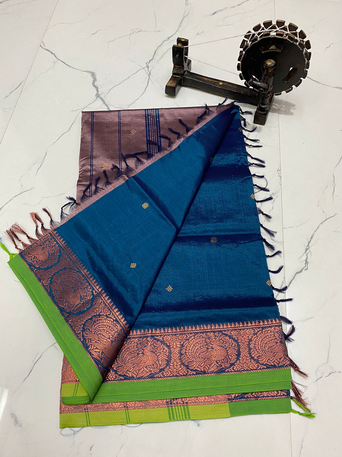 Traditional chinalampattu cotton saree