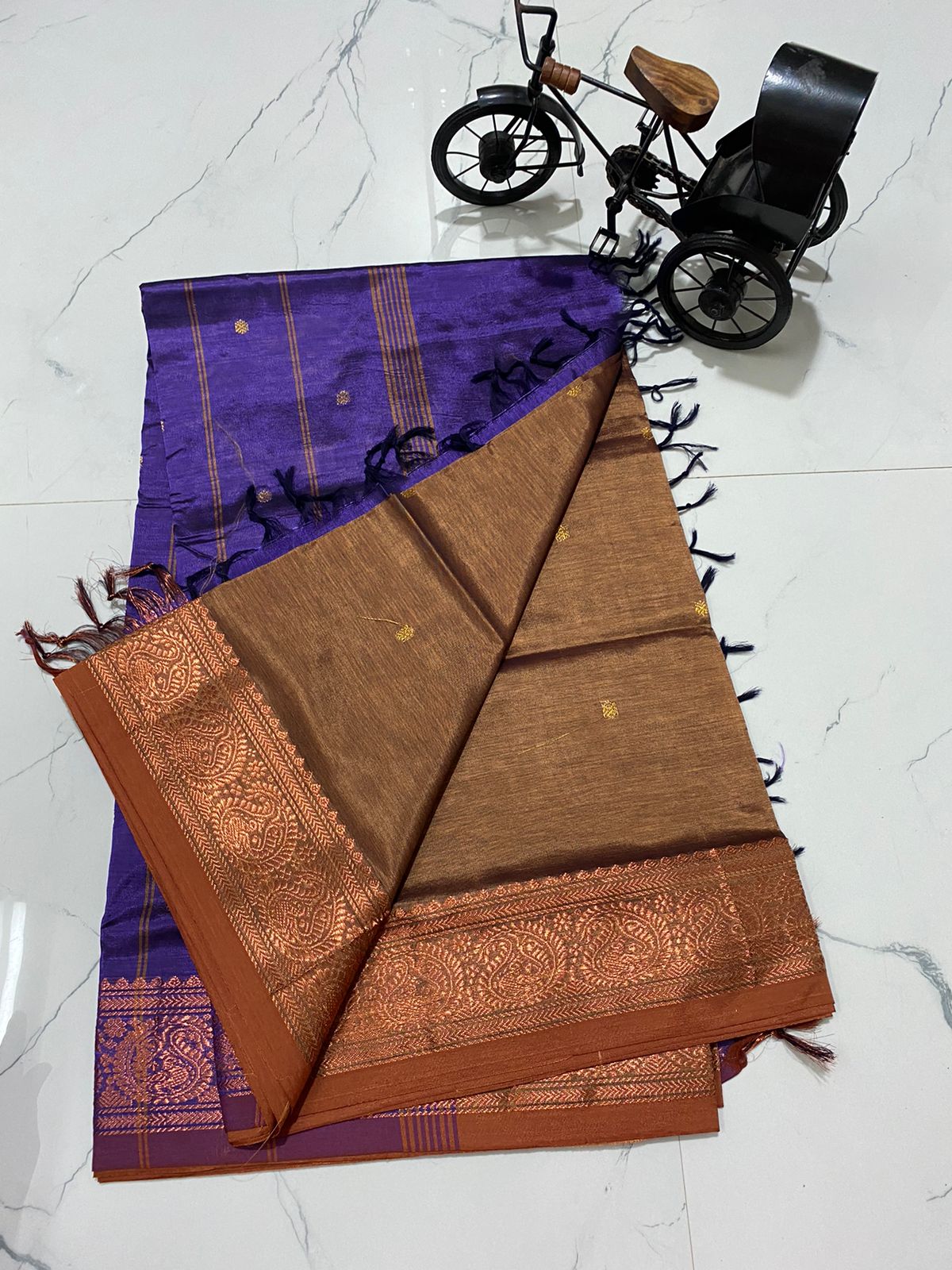 Traditional chinalampattu cotton saree