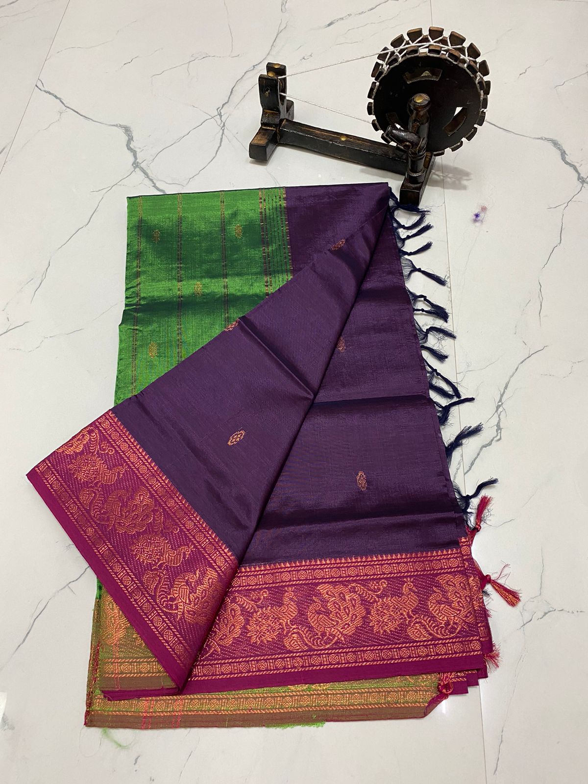 Traditional chinalampattu cotton saree