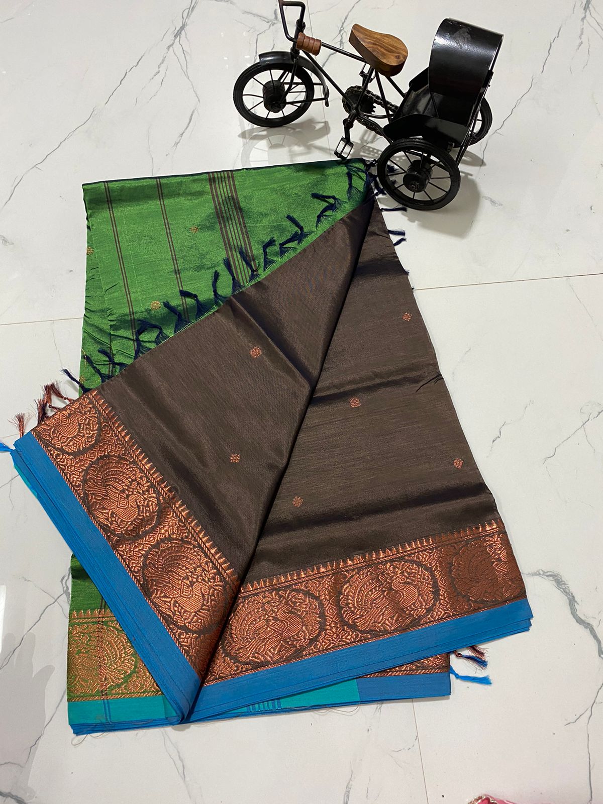 Traditional chinalampattu cotton saree