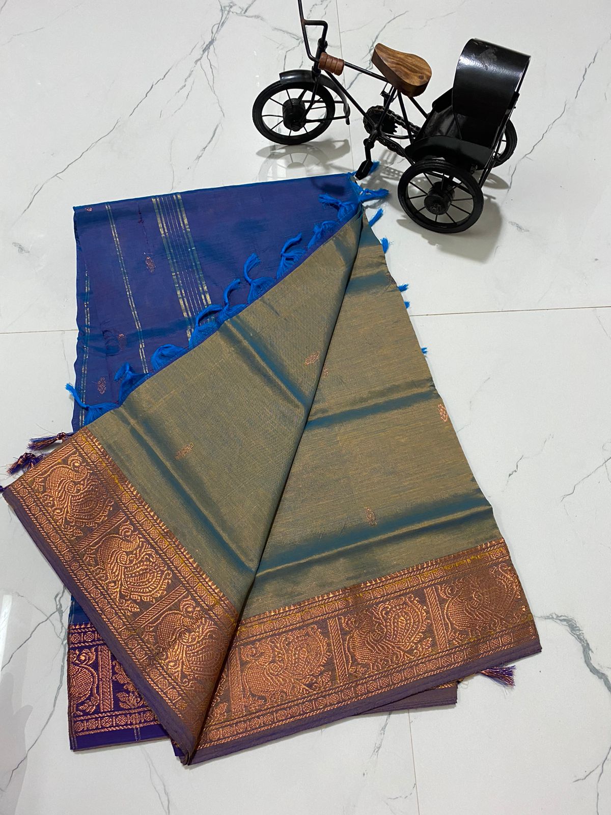 Traditional chinalampattu cotton saree