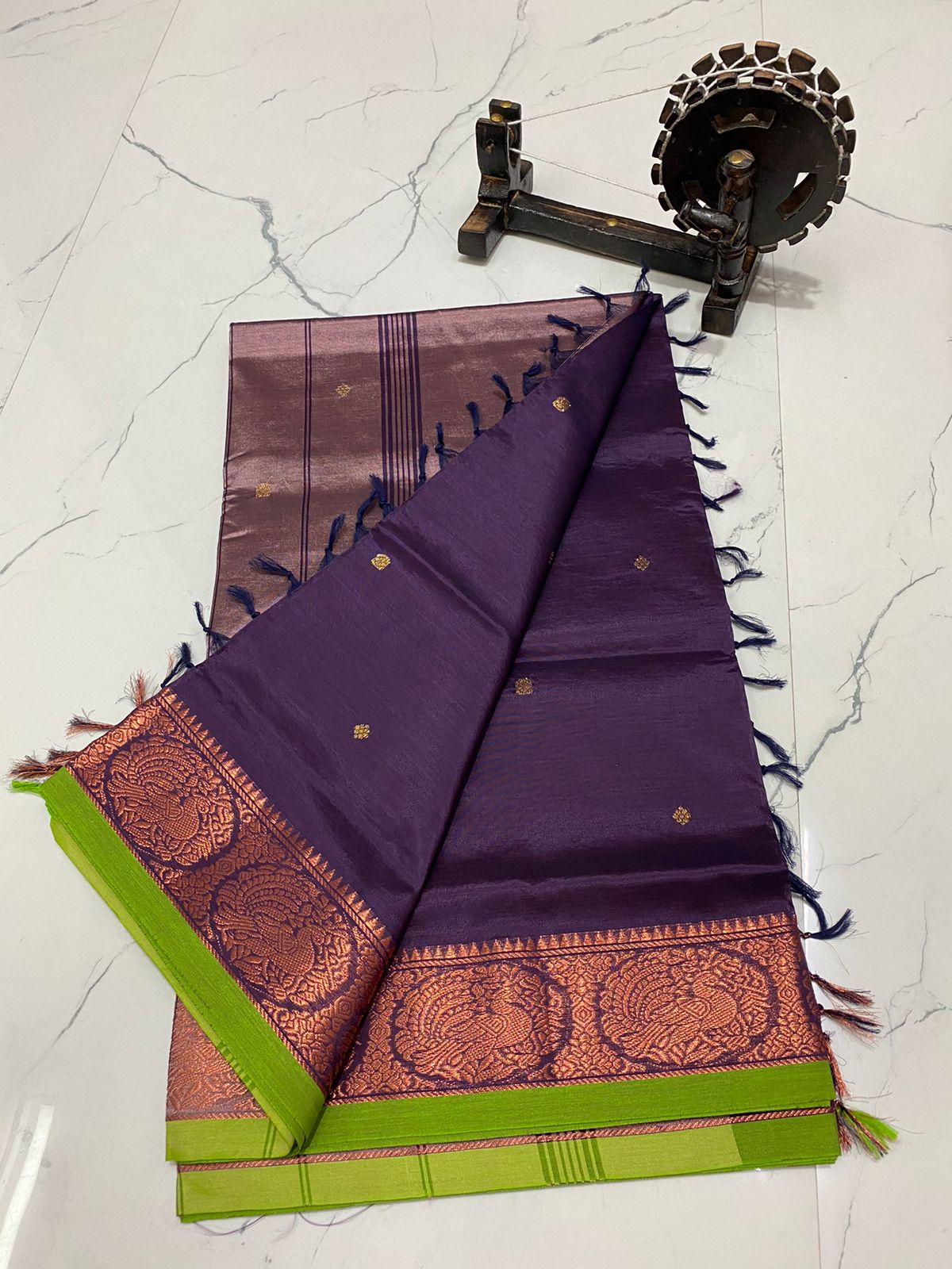 Traditional chinalampattu cotton saree