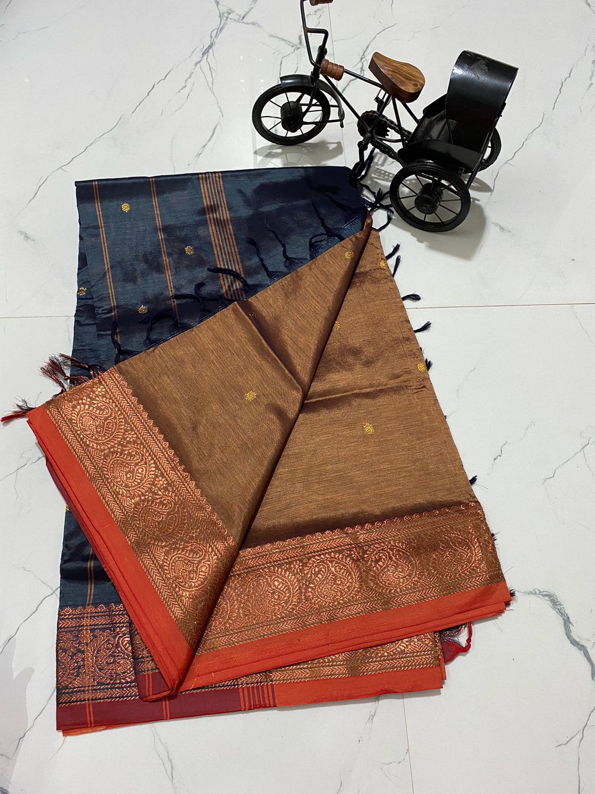 Traditional chinalampattu cotton saree