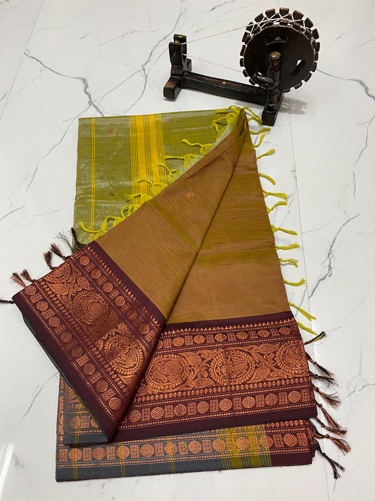 Traditional chinalampattu cotton saree