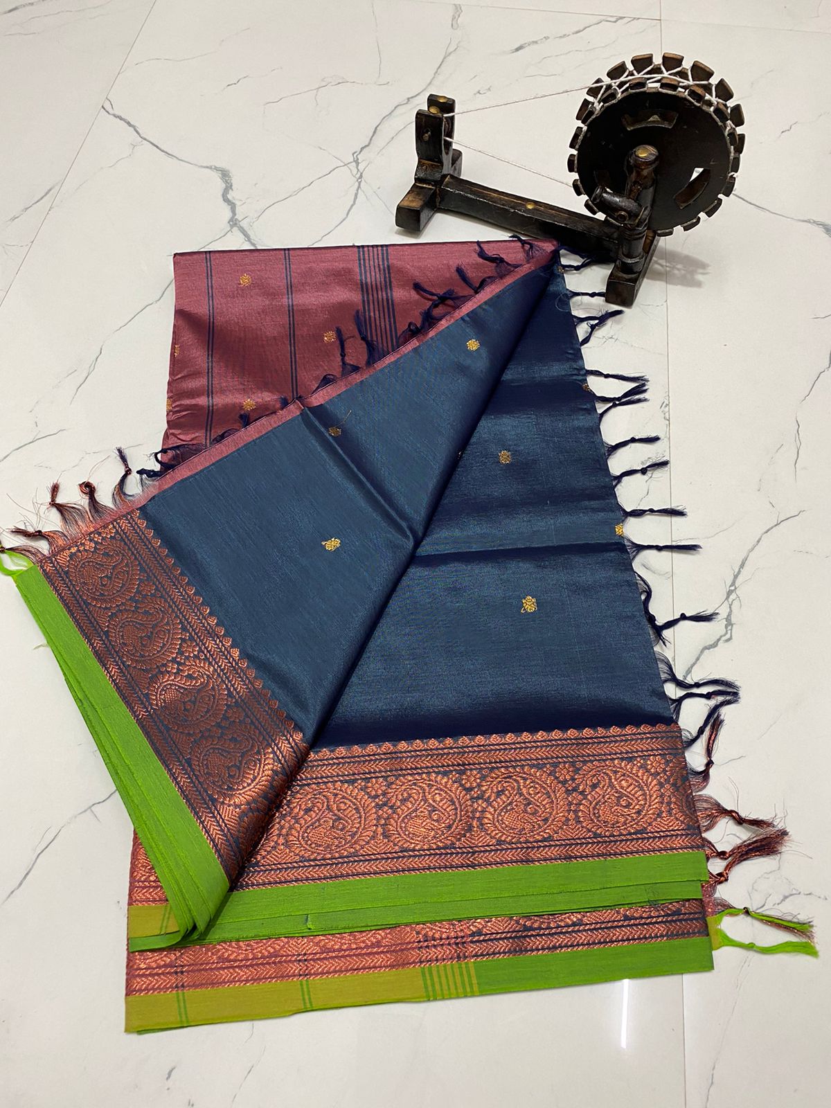 Traditional chinalampattu cotton saree