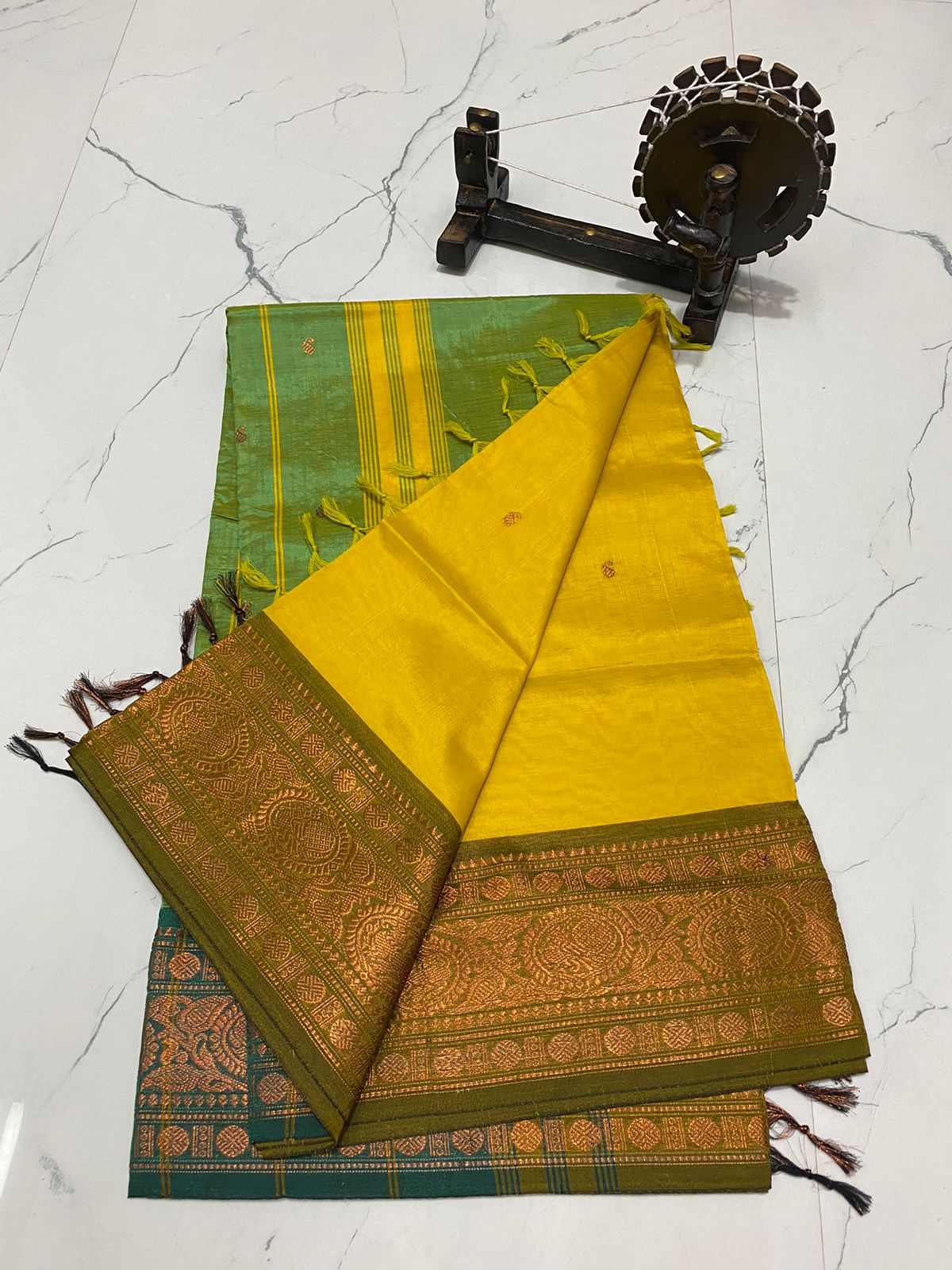 Traditional chinalampattu cotton saree