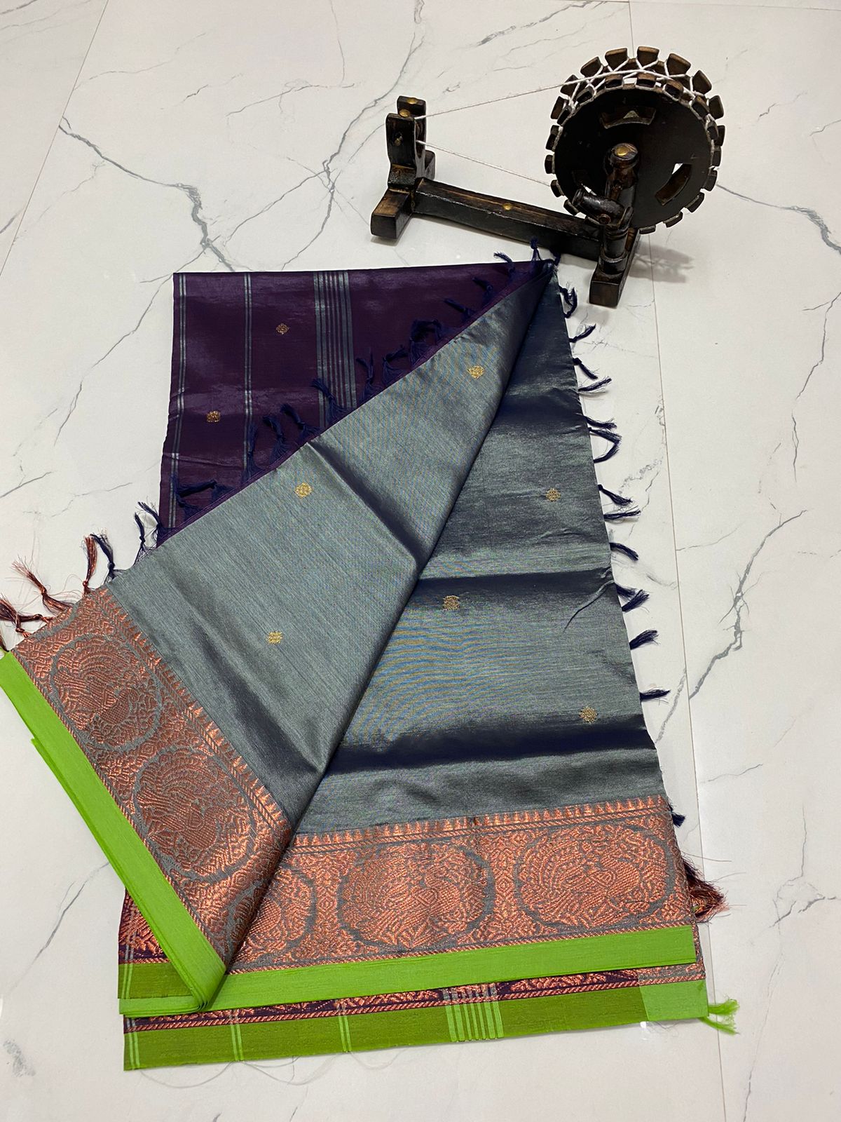 Traditional chinalampattu cotton saree