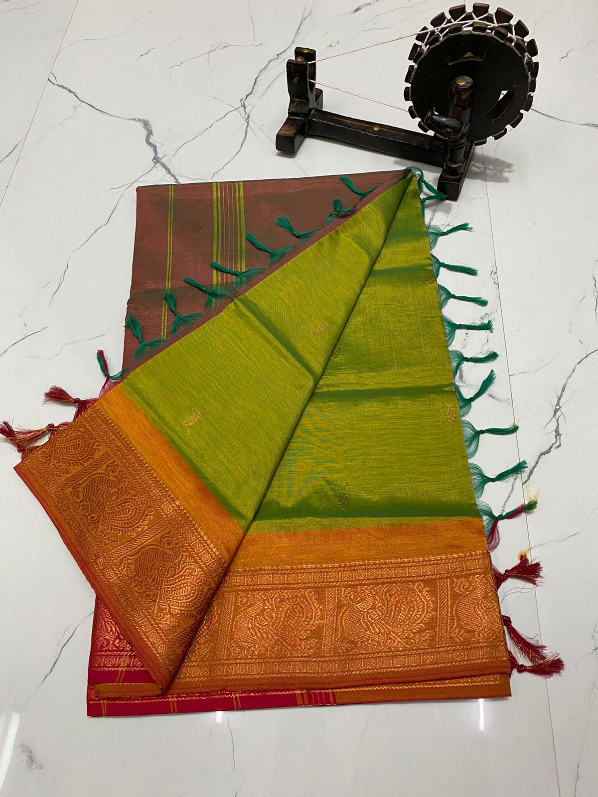 Traditional chinalampattu cotton saree