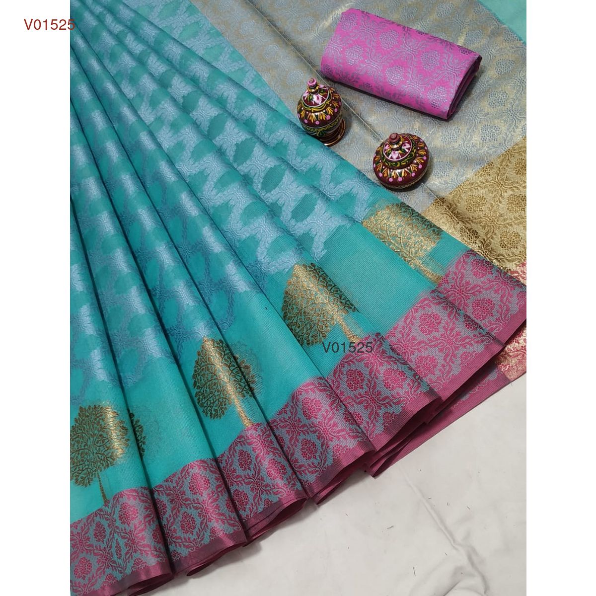 Banarasi super net saree - Vannamayil Fashions