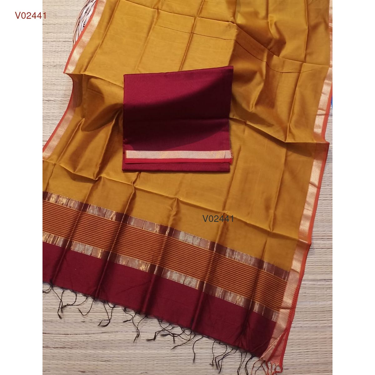 Maheshwari handloom kurta dupatta set's - Vannamayil Fashions