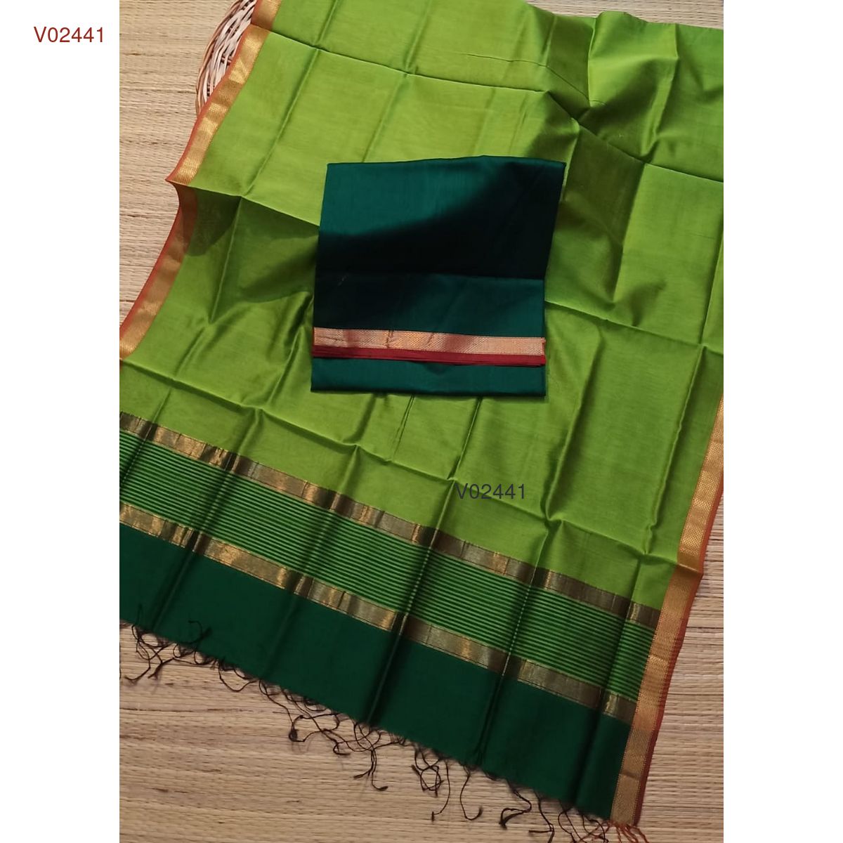 Maheshwari handloom kurta dupatta set's - Vannamayil Fashions