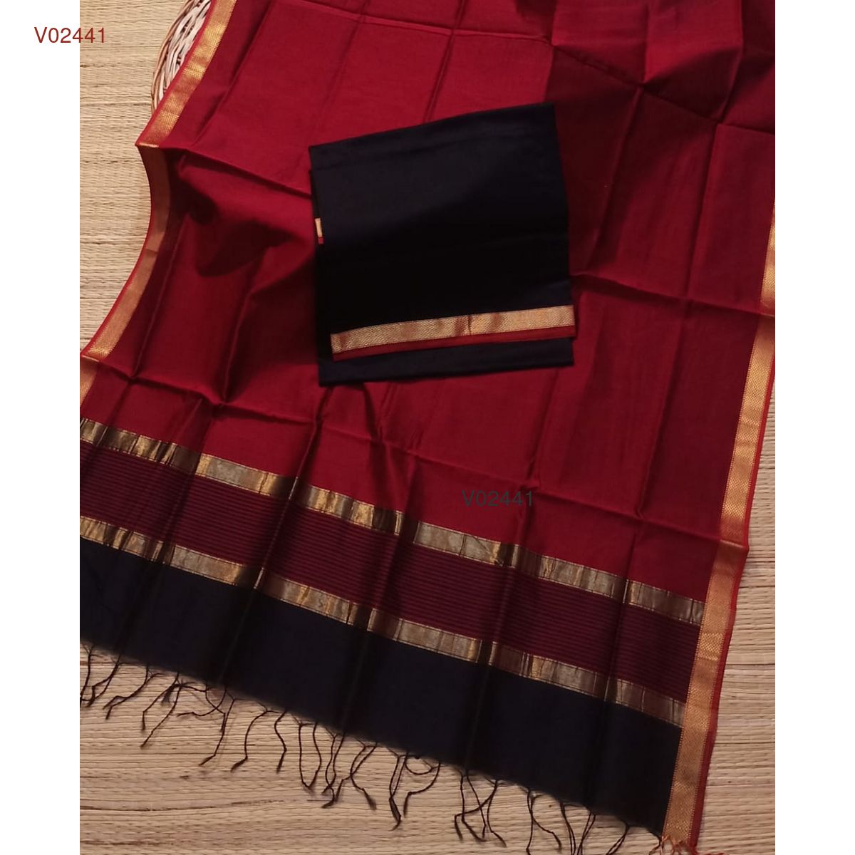 Maheshwari handloom kurta dupatta set's - Vannamayil Fashions