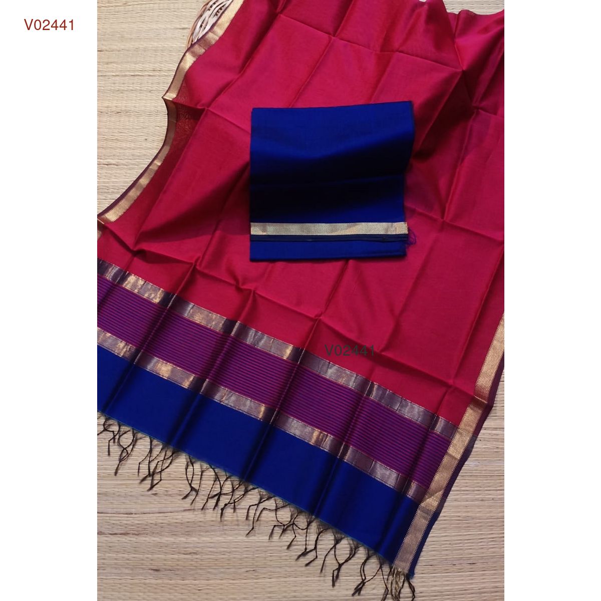 Maheshwari handloom kurta dupatta set's - Vannamayil Fashions