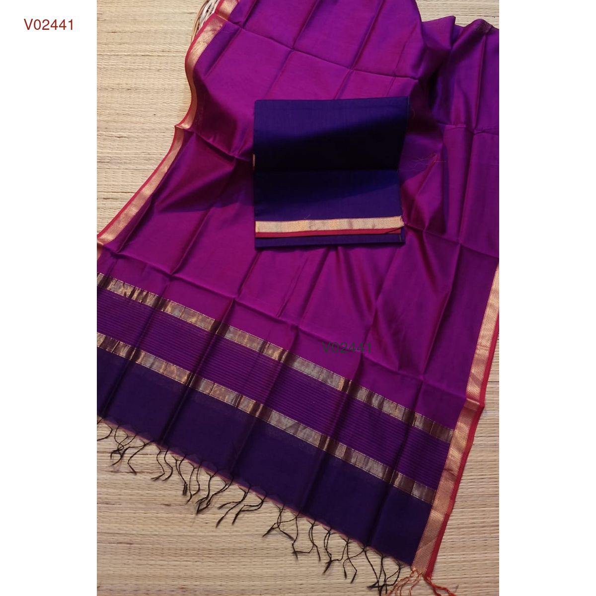 Maheshwari handloom kurta dupatta set's - Vannamayil Fashions